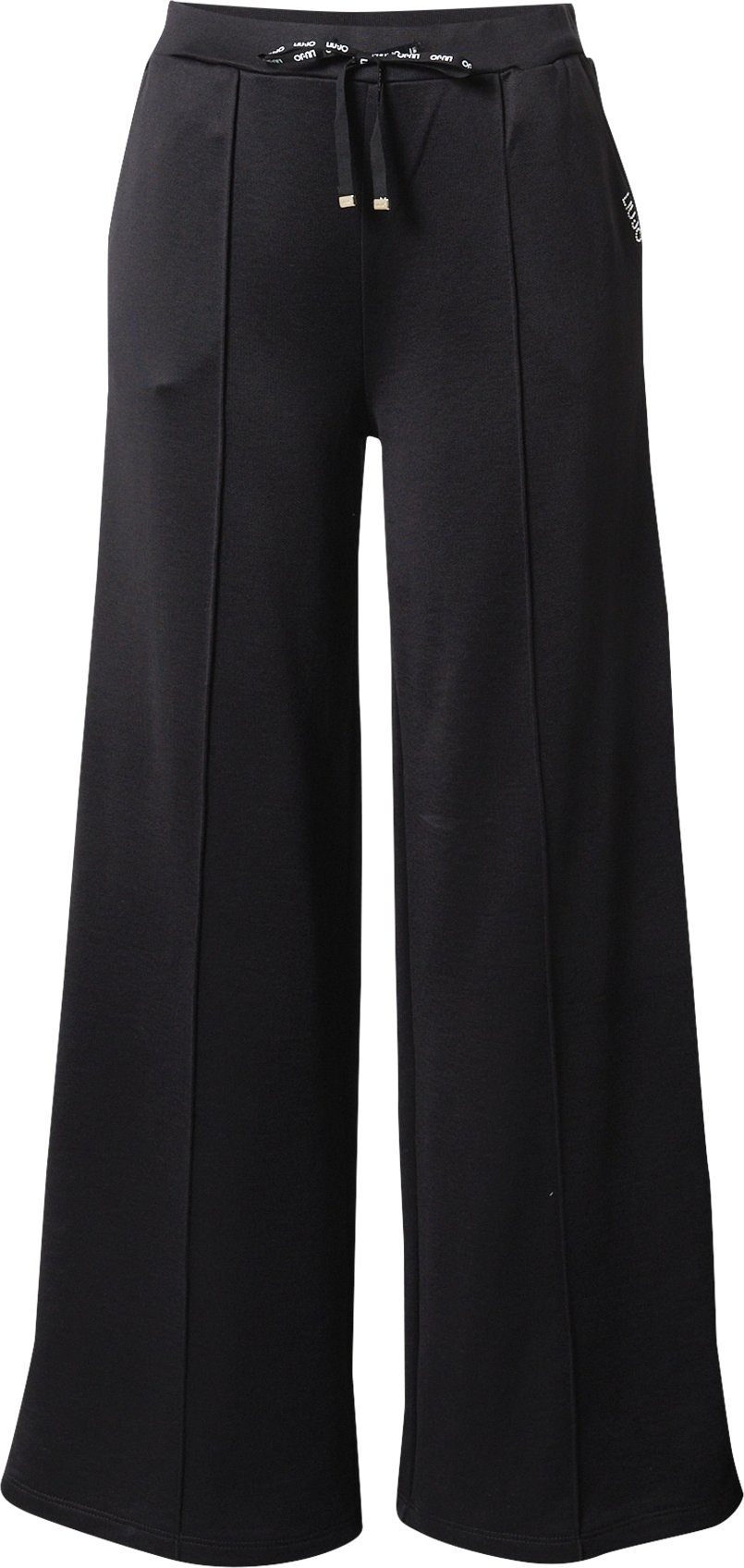 LIU JO JEANS Kalhoty s puky 'Felpa' černá