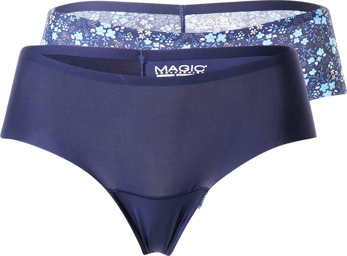 MAGIC Bodyfashion Kalhotky 'Dream Invisibles' námořnická modř / aqua modrá / bílá