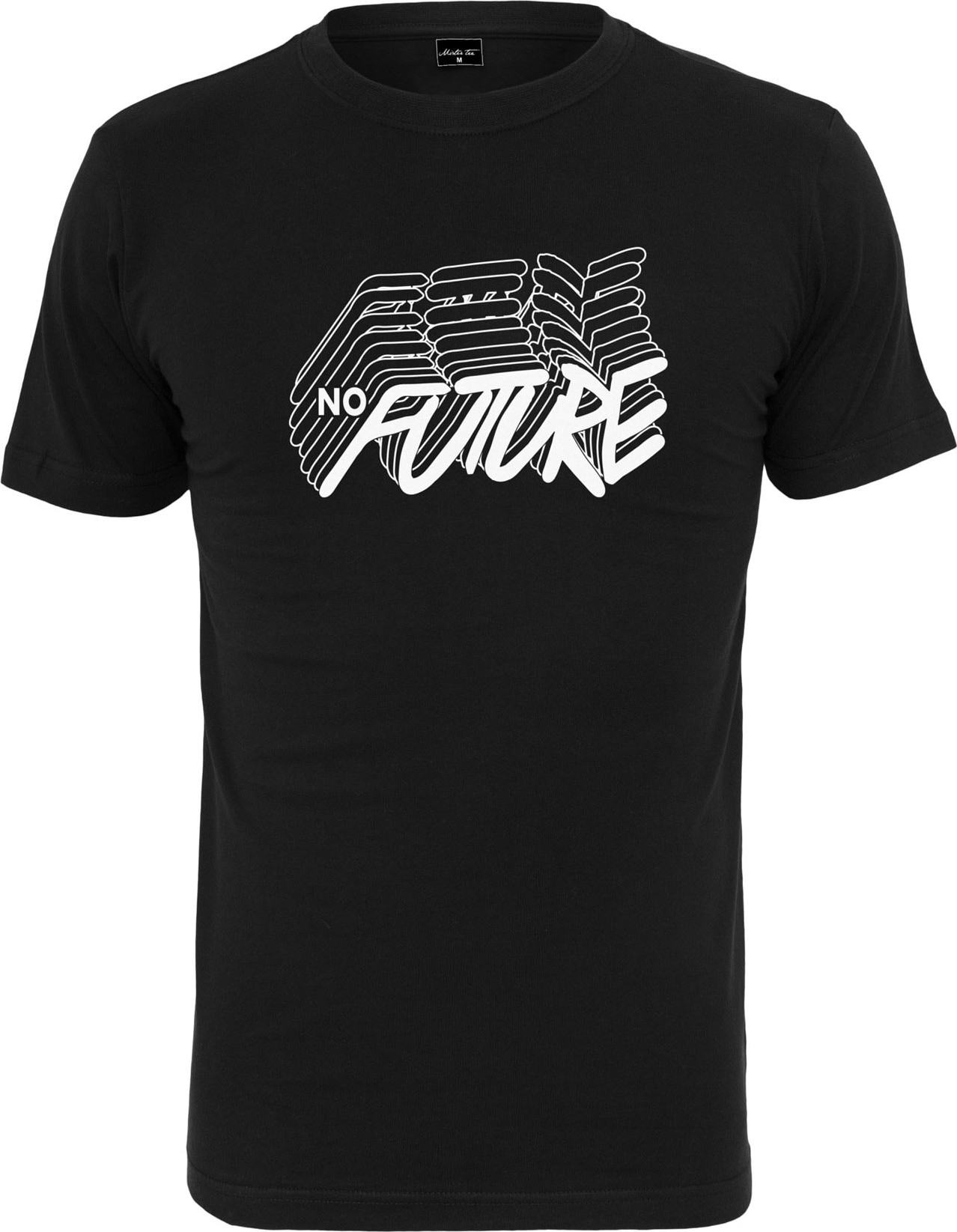 Mister Tee Tričko 'No Future' černá / bílá