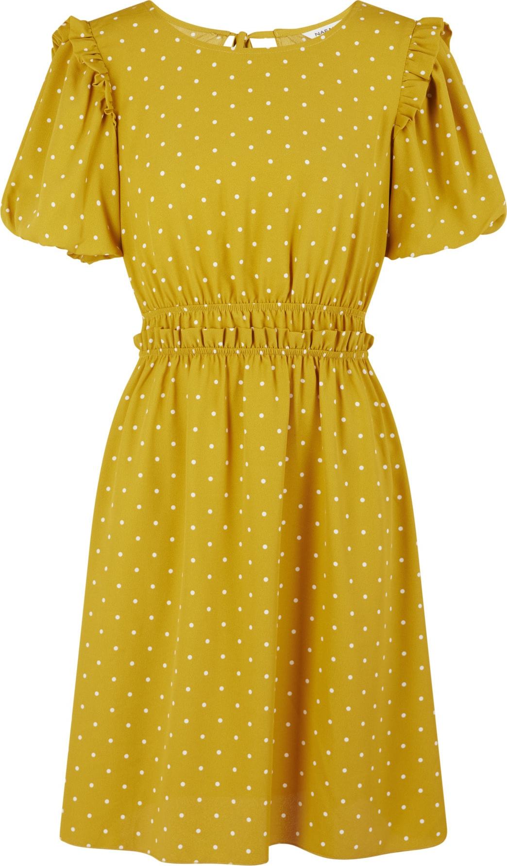 NAF NAF Letní šaty ' Poipi ' žlutá / bílá