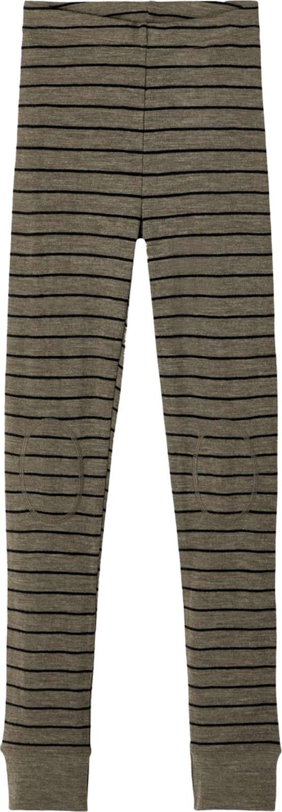 NAME IT Legíny 'JOHN' khaki / černá