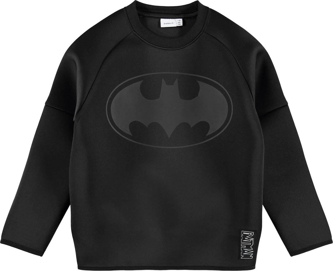 NAME IT Mikina 'Batman Osman' tmavě šedá / černá