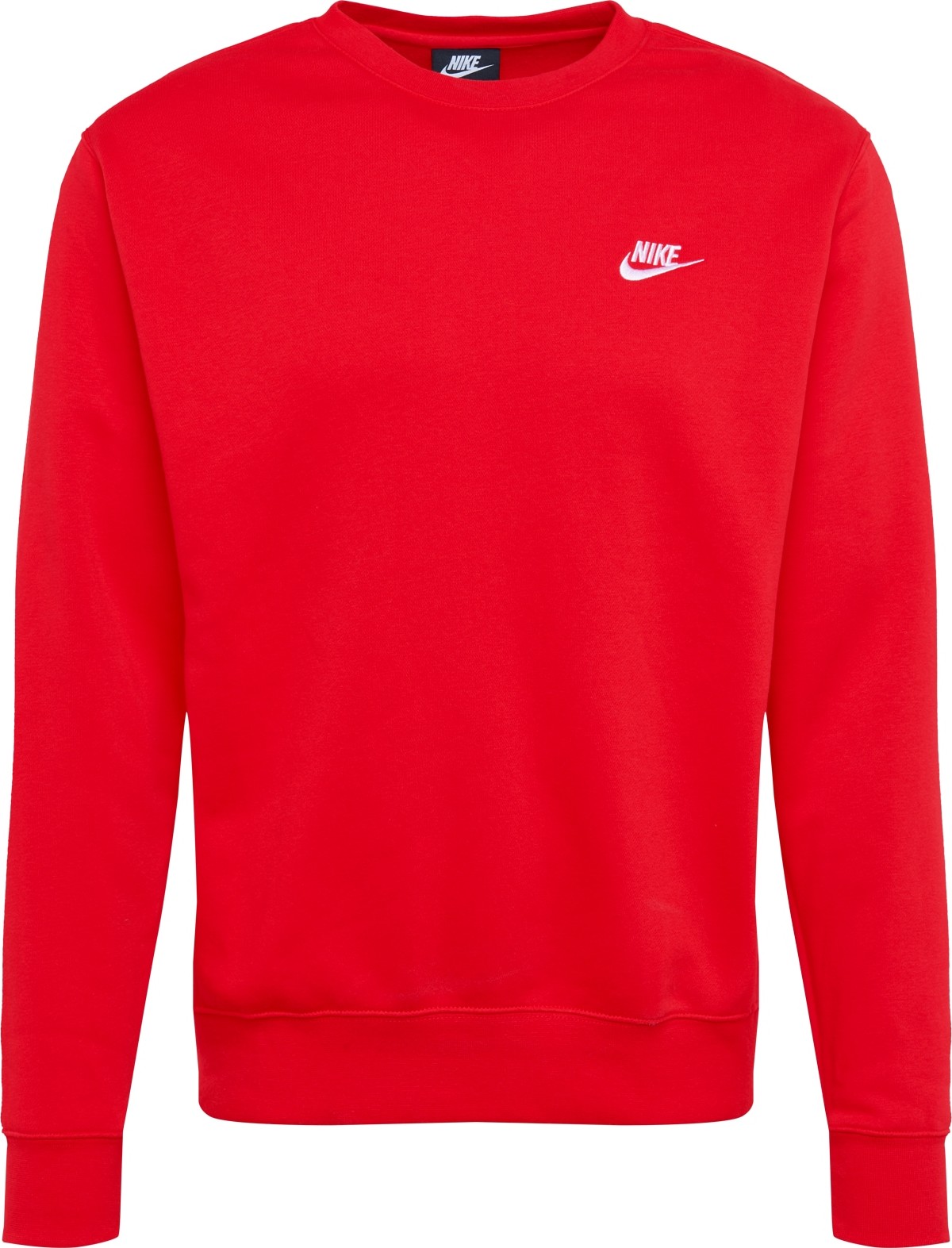 Nike Sportswear Mikina červená / bílá