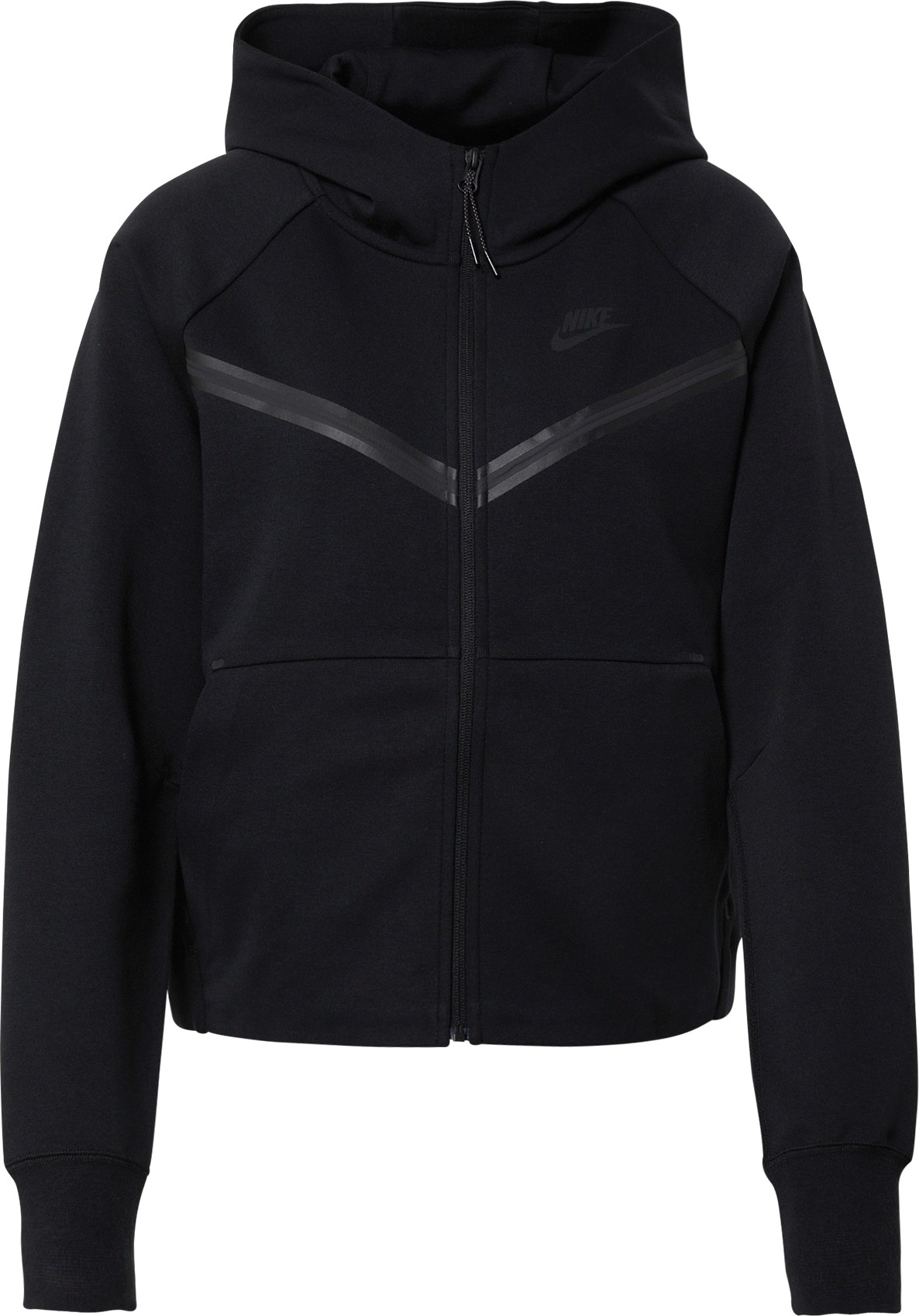 Nike Sportswear Mikina s kapucí šedá / černá