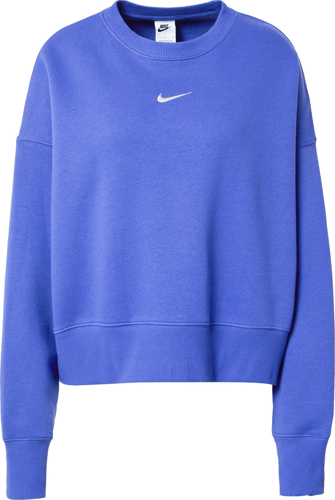 Nike Sportswear Mikina svítivě fialová / bílá