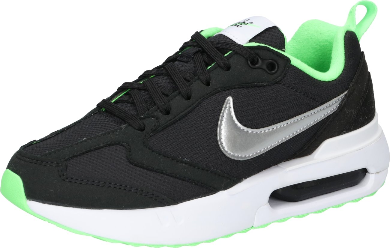Nike Sportswear Tenisky šedá / zelená / černá