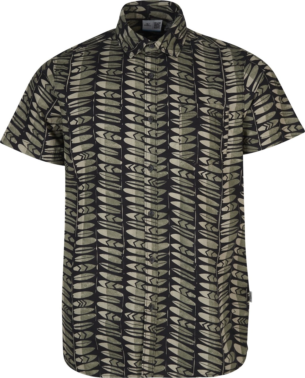 O'NEILL Košile 'Tasman' khaki / olivová / černá
