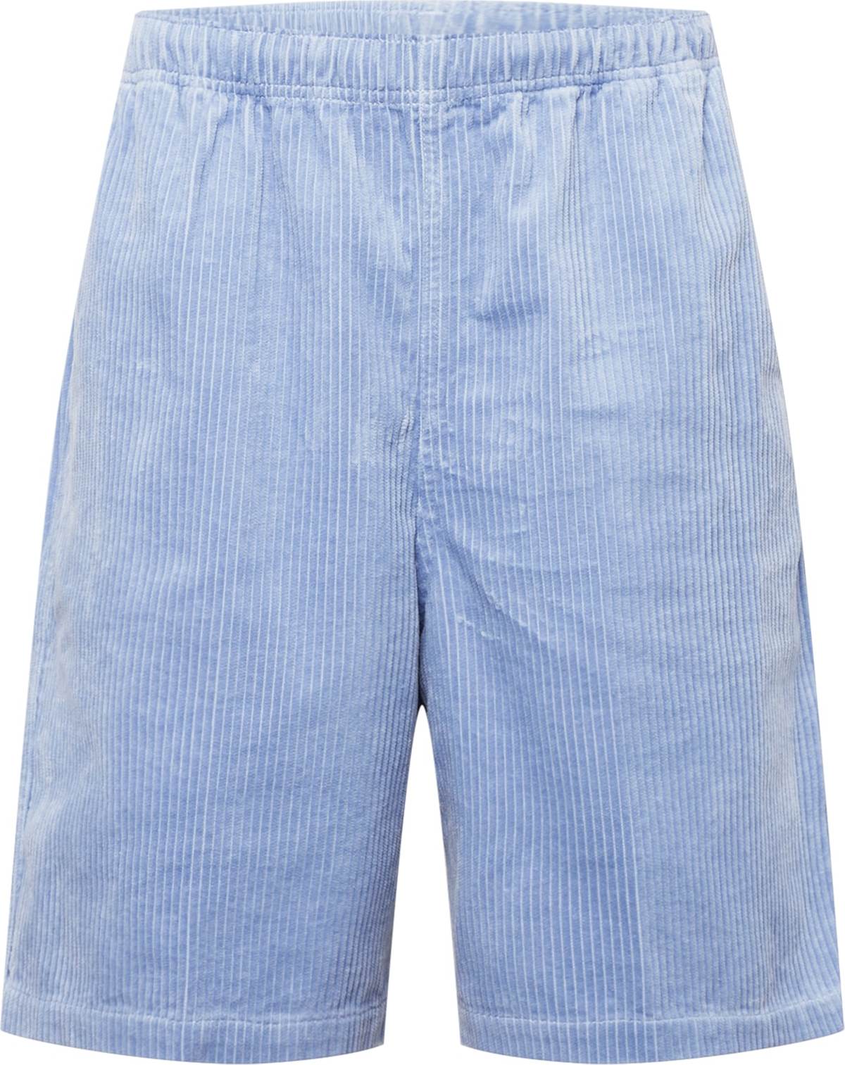 Obey Chino kalhoty kouřově modrá / bílá