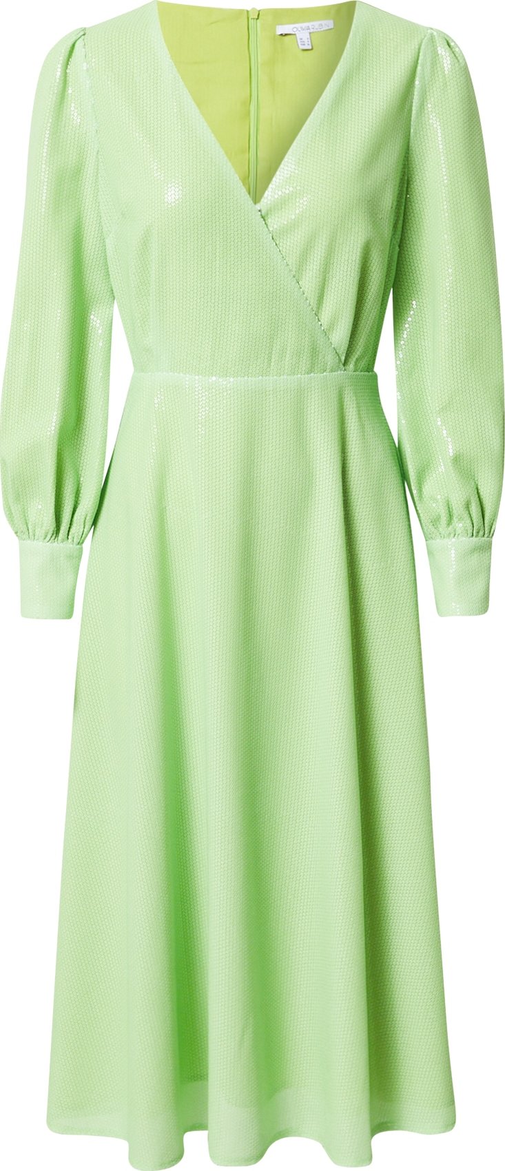 Olivia Rubin Košilové šaty 'DANNI' světle zelená