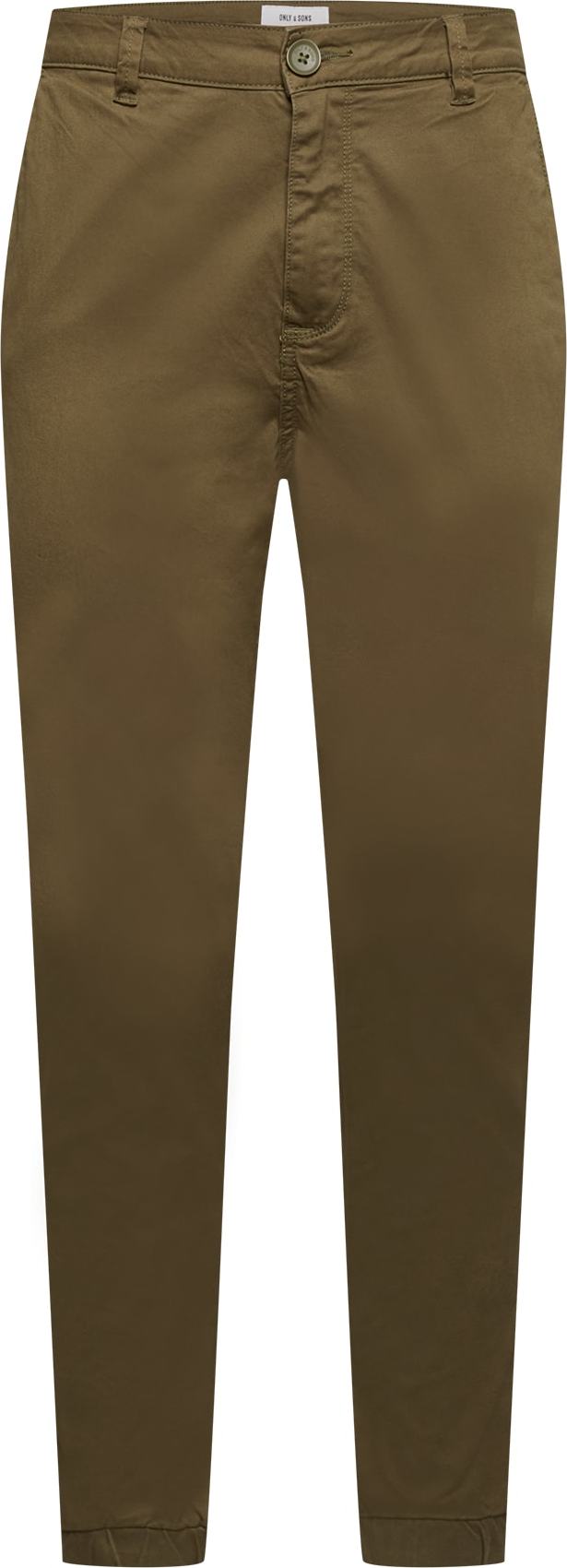 Only & Sons Chino kalhoty olivová