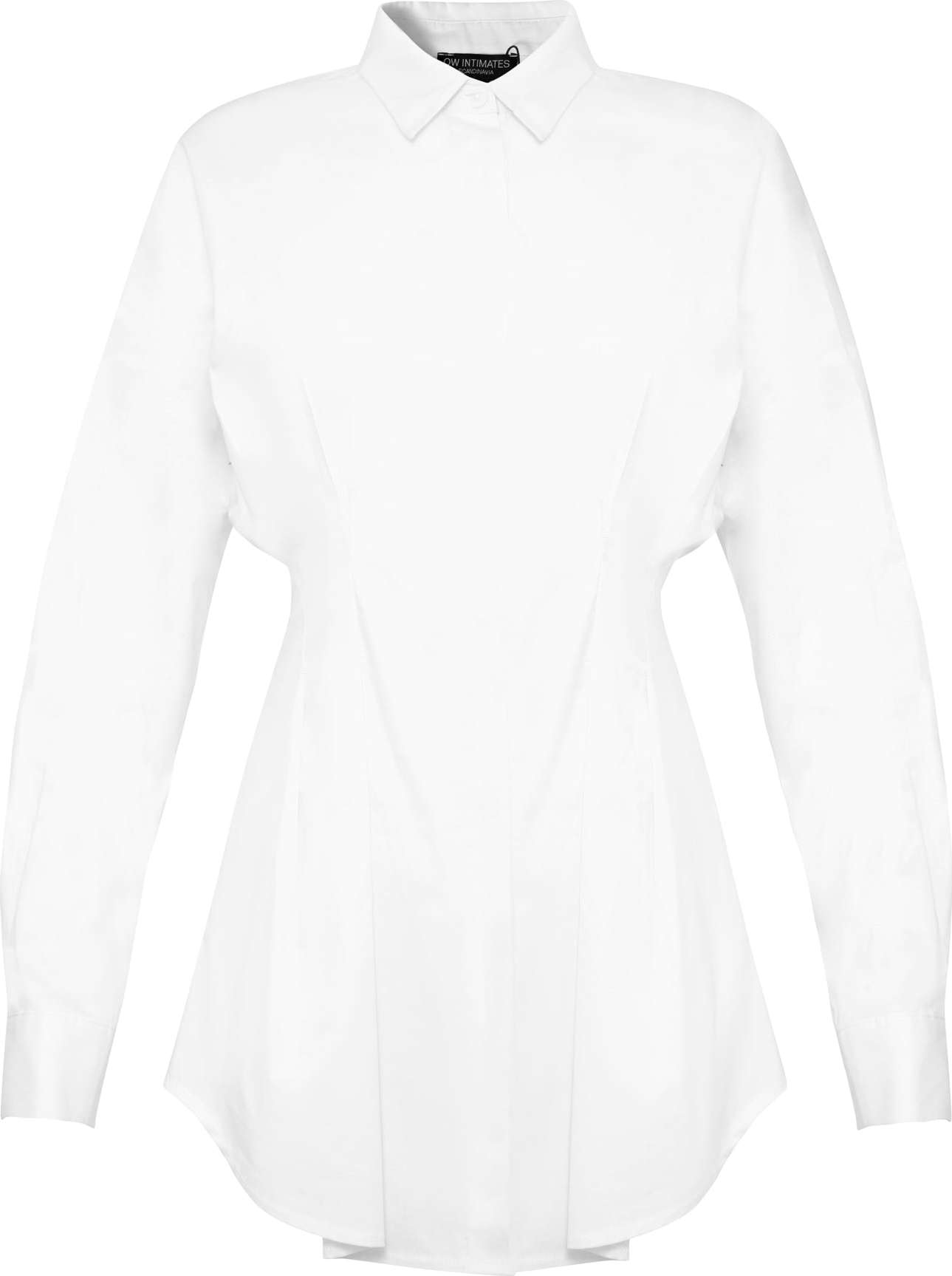 OW Collection Košilové šaty 'ELLA' bílá