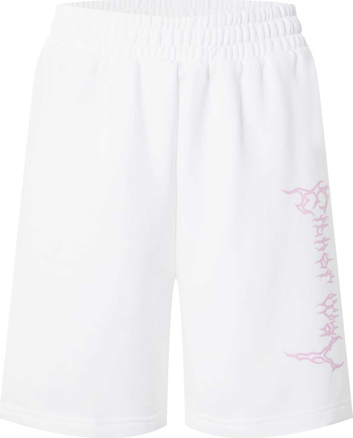 Public Desire Kalhoty světle růžová / bílá