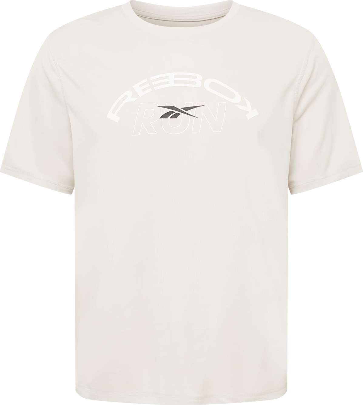 Reebok Sport Funkční tričko světle šedá / černá / bílá