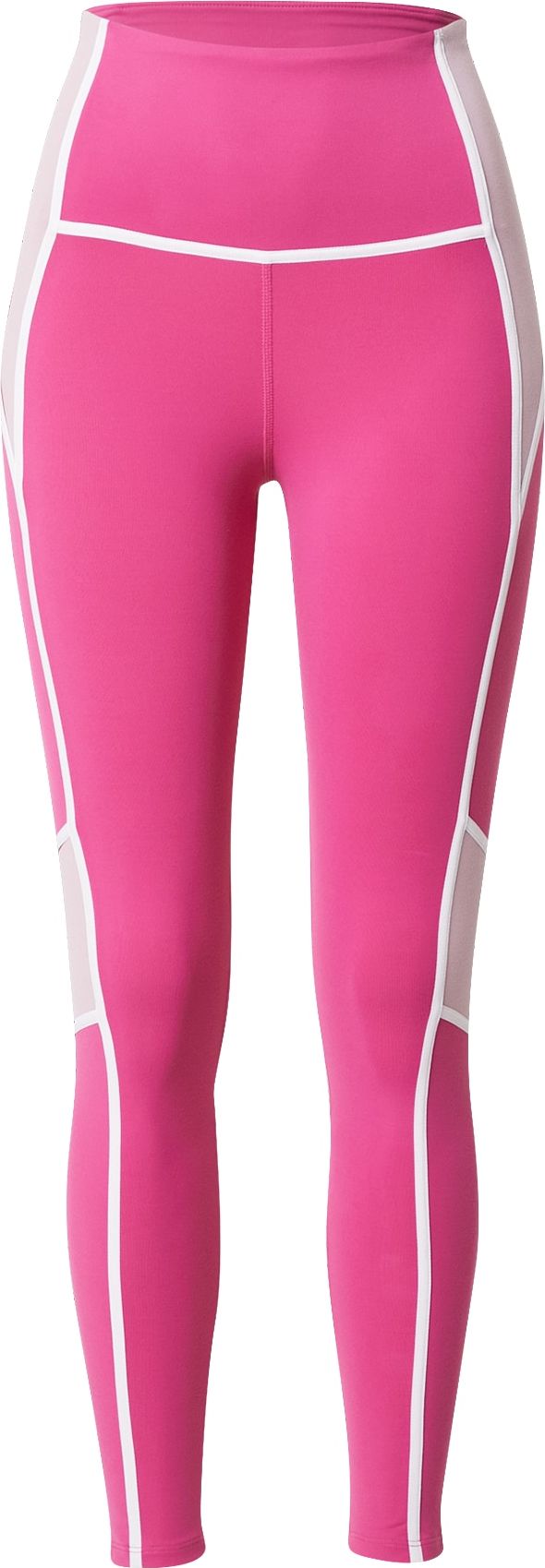 Reebok Sport Sportovní kalhoty 'Lux' šeříková / pink / bílá