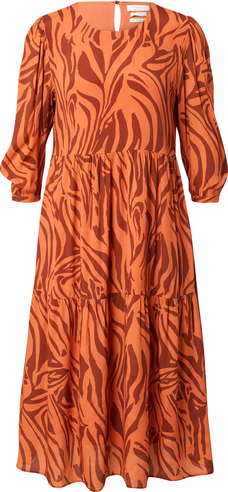 Rich & Royal Šaty rezavě hnědá / oranžová