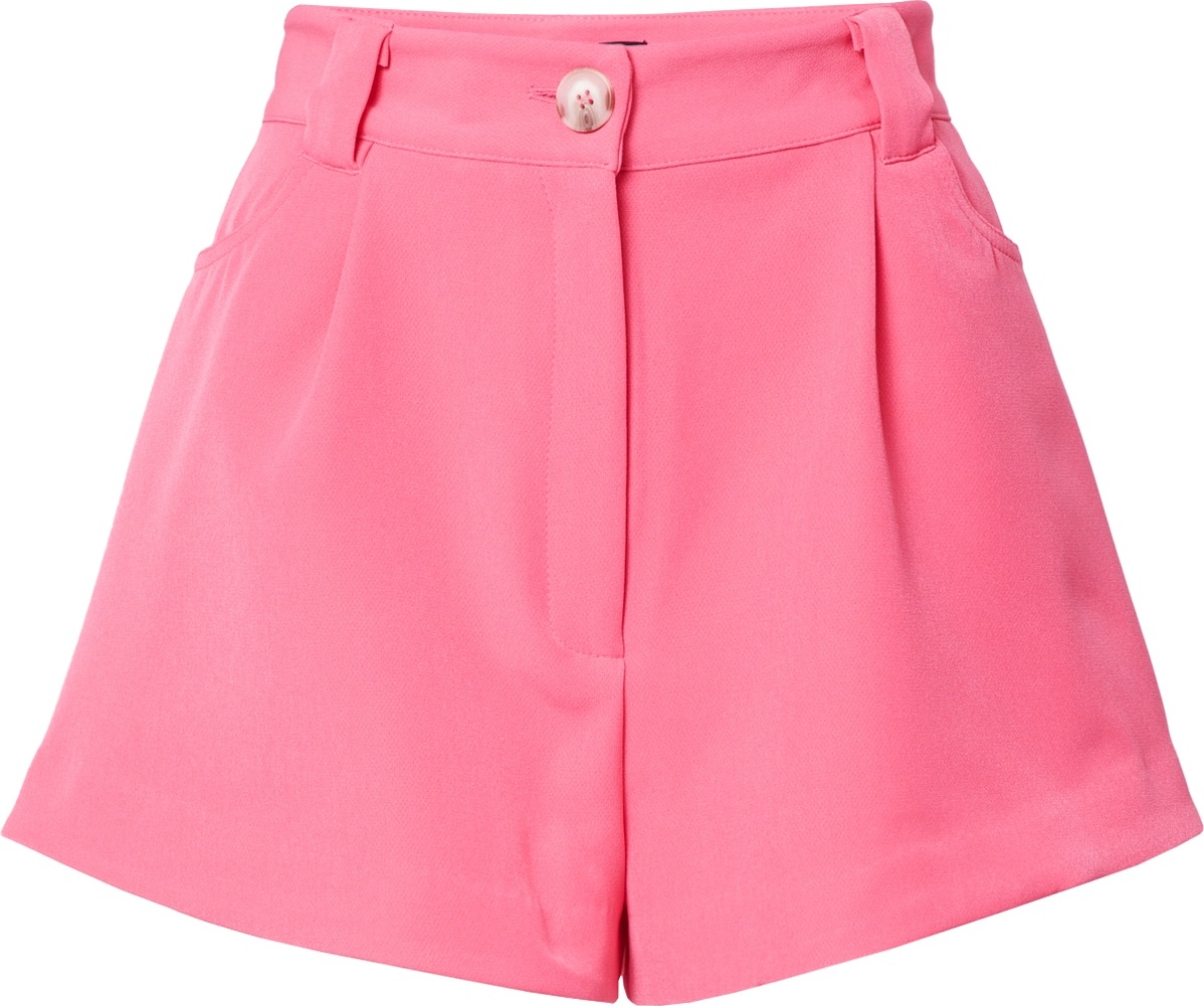 River Island Kalhoty se sklady v pase pink