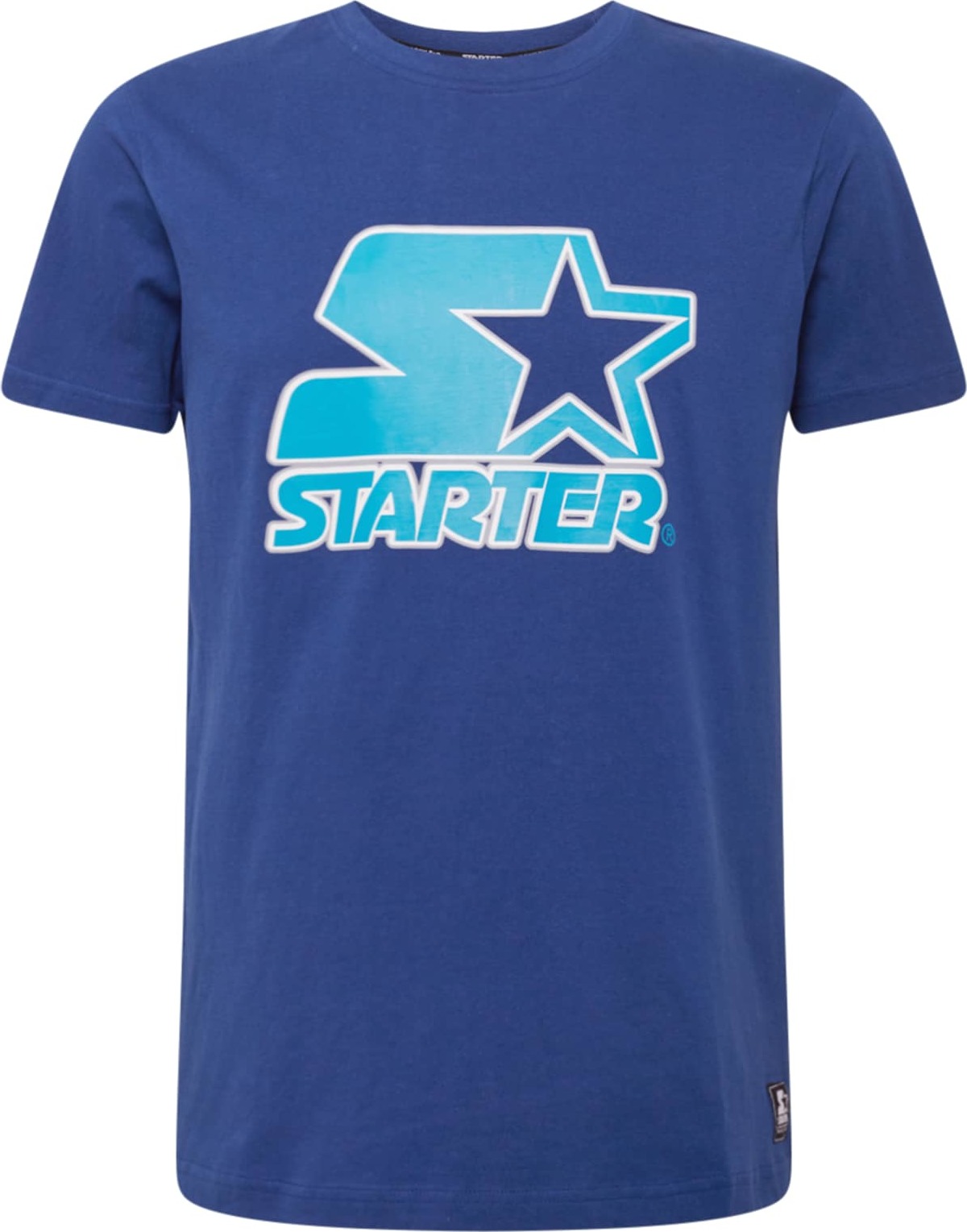 Starter Black Label Tričko námořnická modř / aqua modrá / bílá