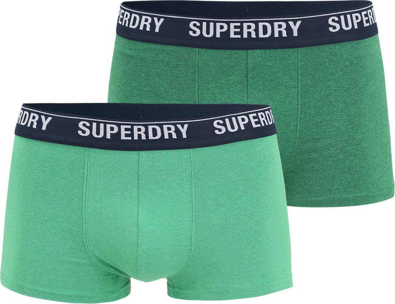 Superdry Boxerky tmavě modrá / zelená / mátová / bílá