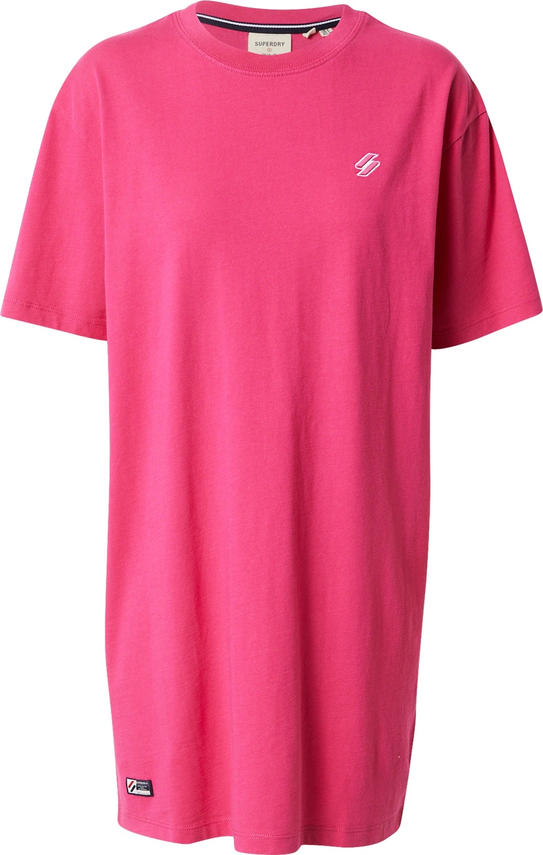Superdry Šaty tmavě modrá / pink / červená / offwhite