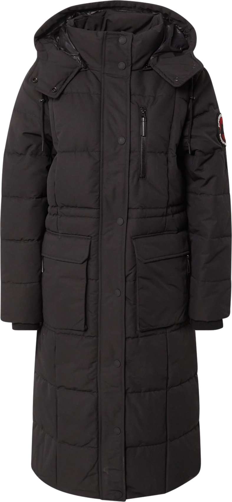 Superdry Zimní kabát 'Everest' černá