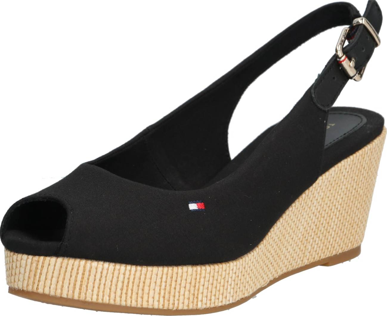 TOMMY HILFIGER Sandály 'Elba' tmavě modrá / jasně červená / černá / bílá