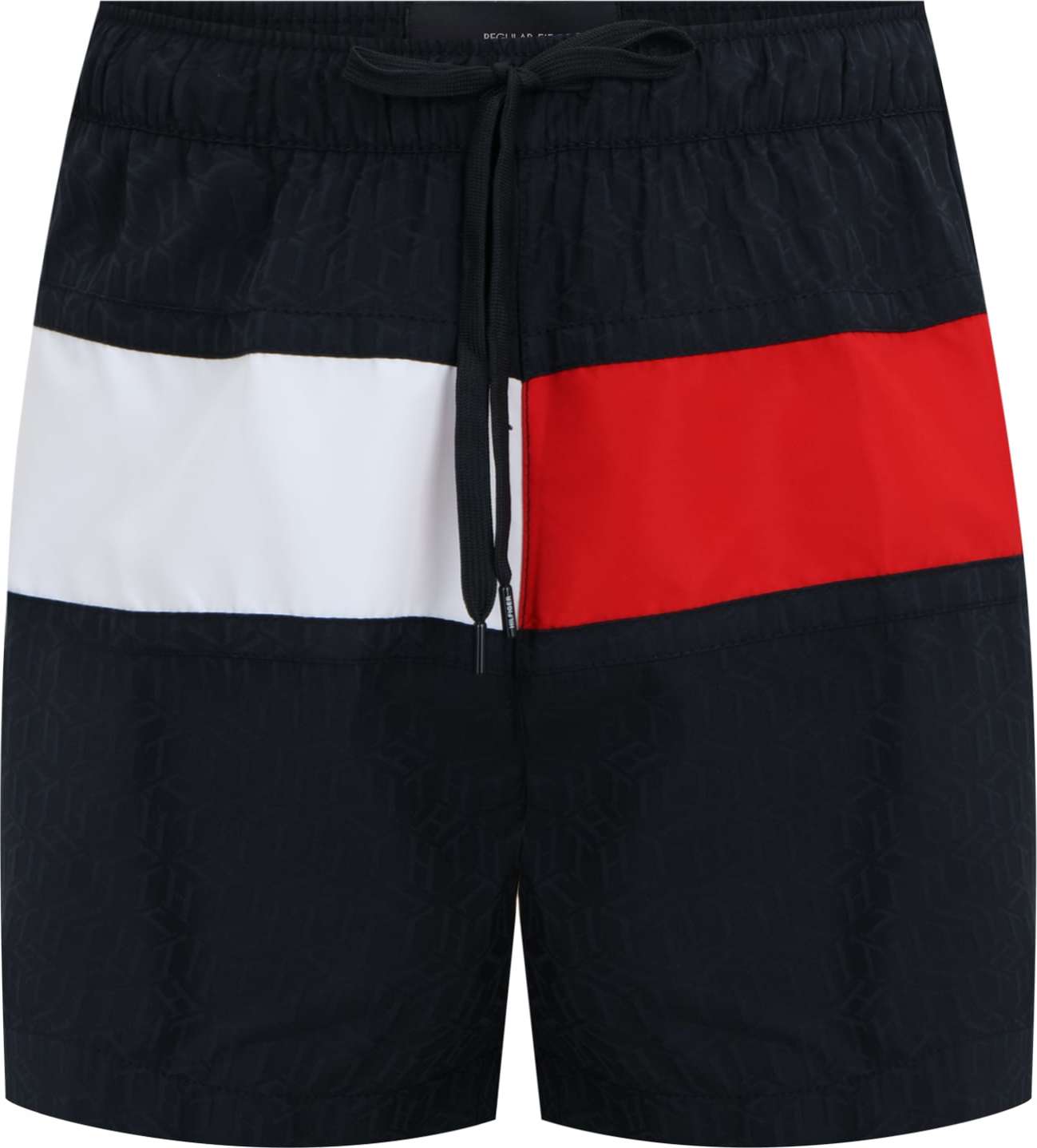 Tommy Hilfiger Underwear Plavecké šortky tmavě modrá / krvavě červená / bílá