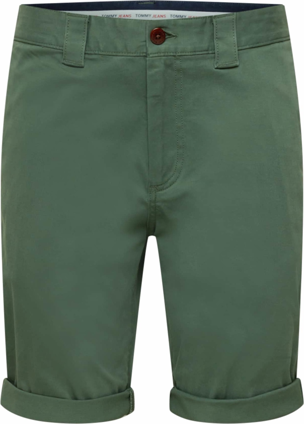 Tommy Jeans Chino kalhoty 'SCANTON' zelená