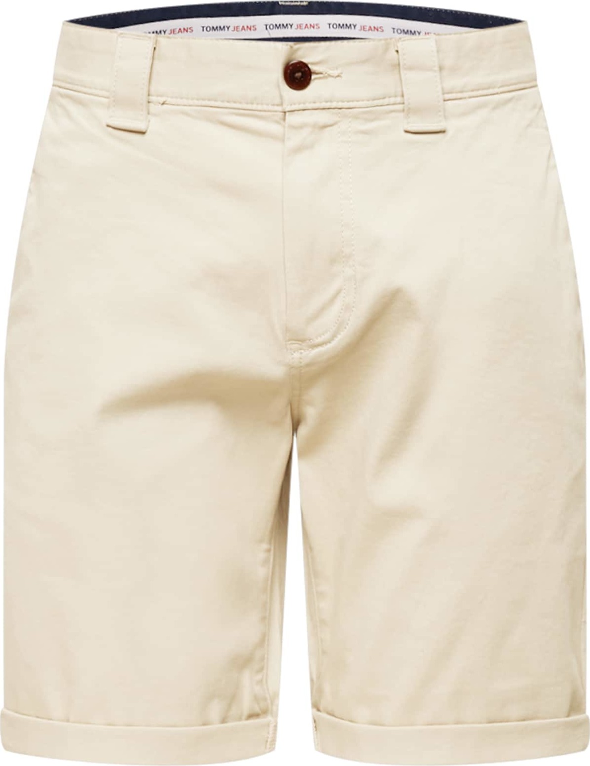 Tommy Jeans Chino kalhoty světle béžová