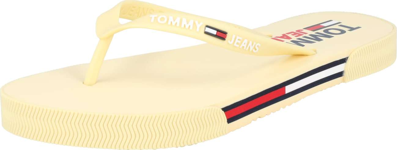 Tommy Jeans Žabky světle žlutá