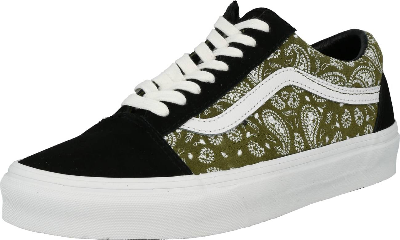 VANS Tenisky 'Old Skool' zelená / černá / bílá