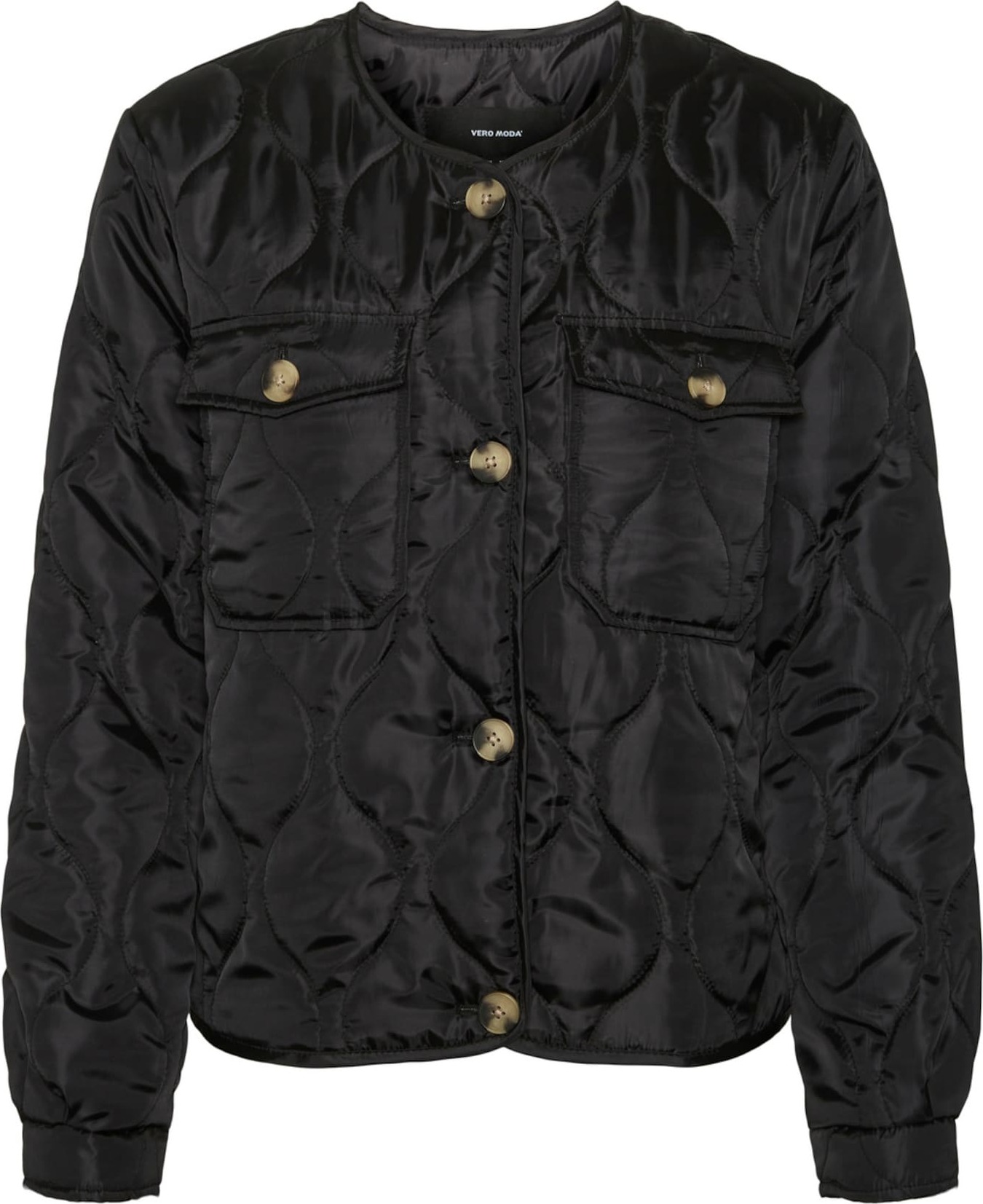 VERO MODA Přechodná bunda černá