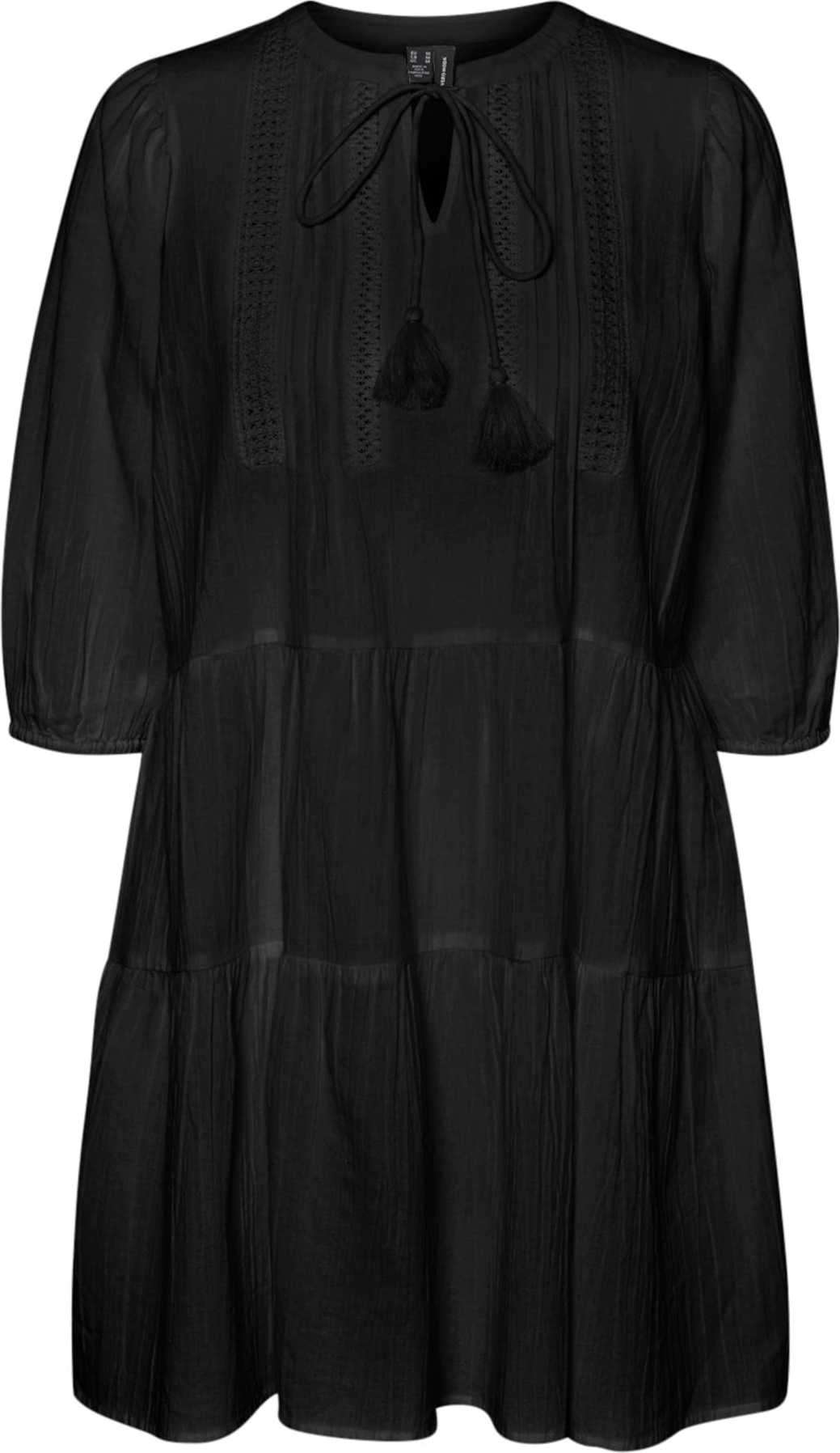 VERO MODA Šaty černá