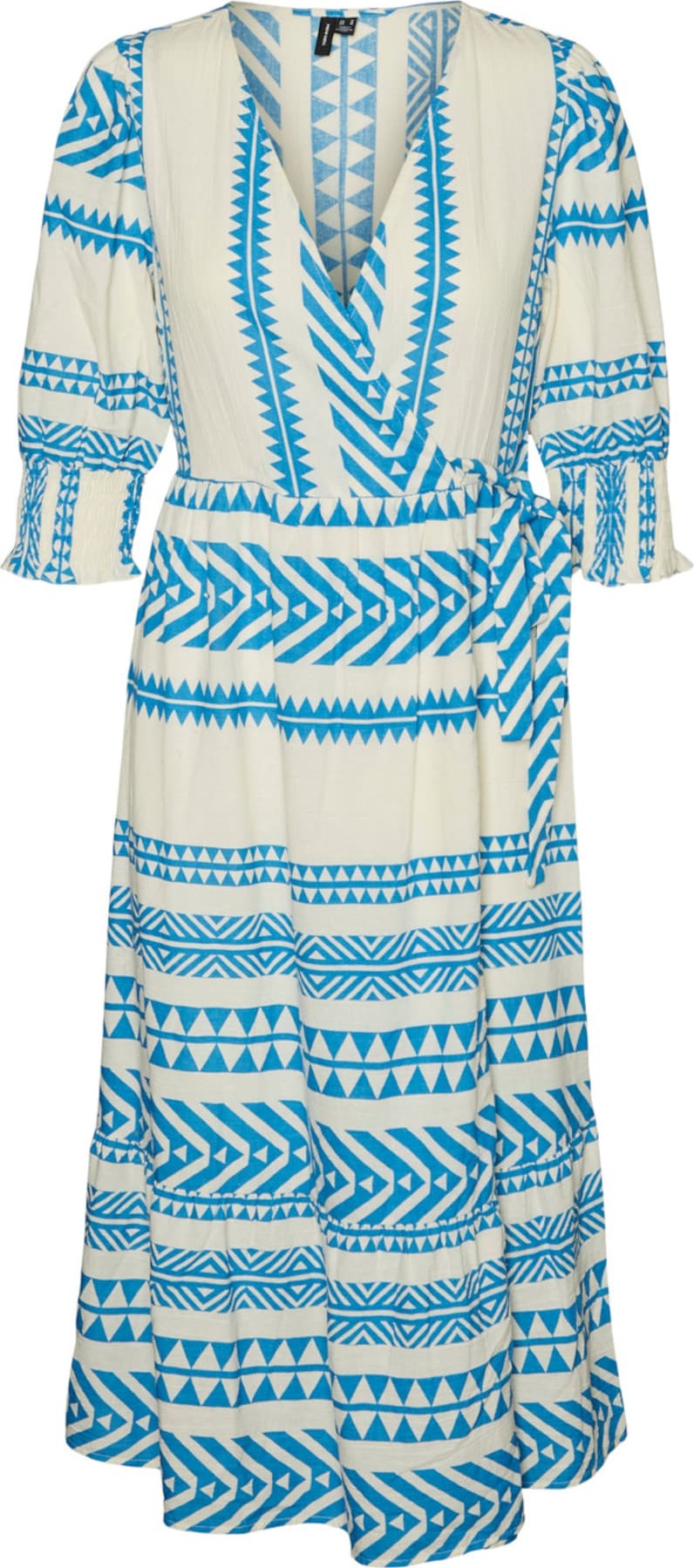 VERO MODA Šaty 'DICTHE' světle béžová / modrá
