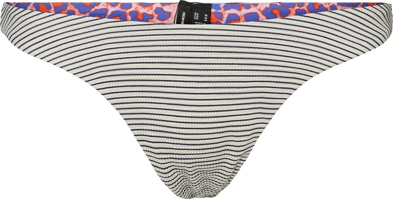 VERO MODA Spodní díl plavek 'Sine' noční modrá / přírodní bílá