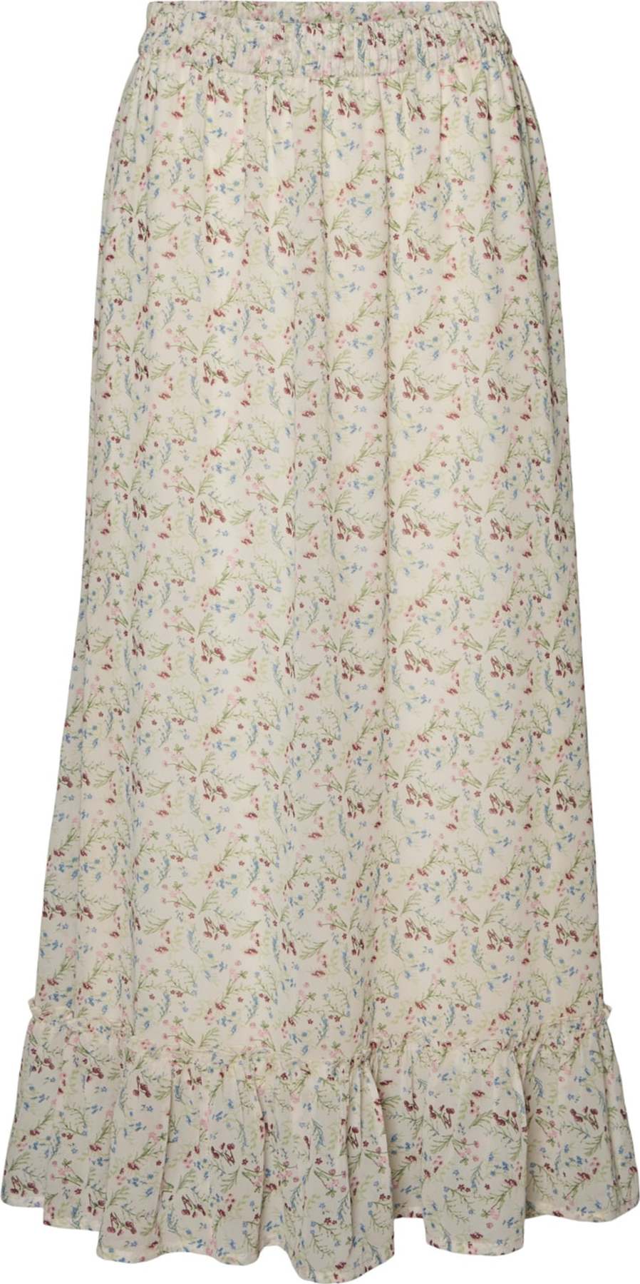 VERO MODA Sukně 'MARIA' světle šedá / mix barev