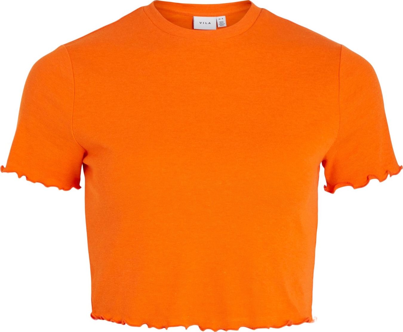 VILA Tričko oranžová