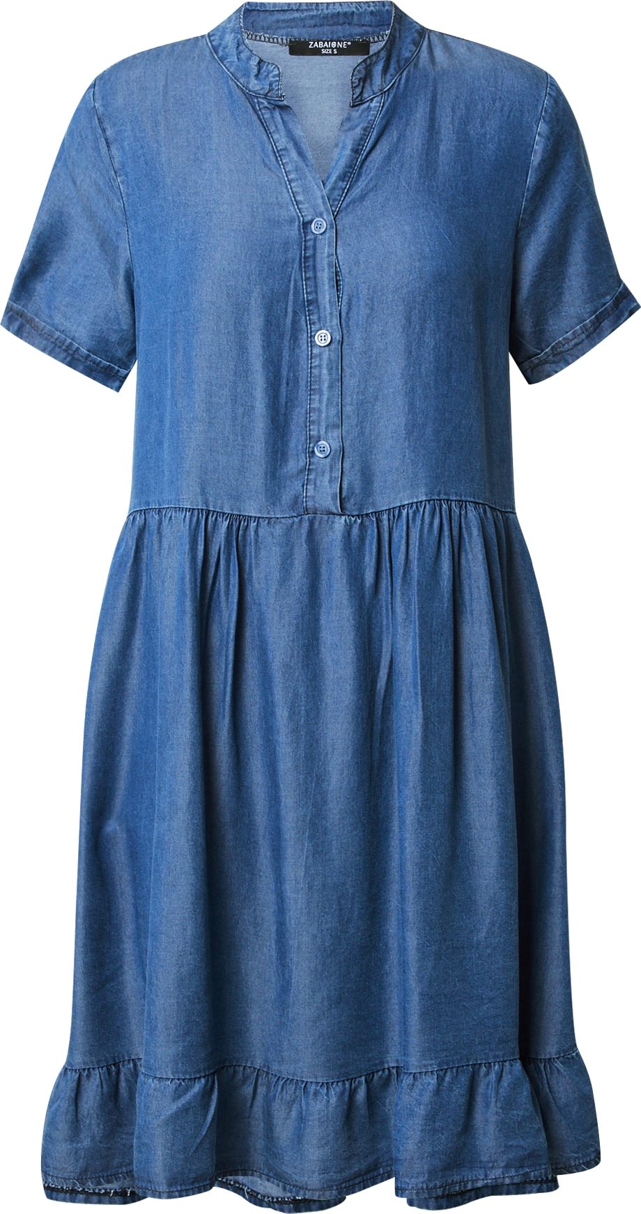ZABAIONE Košilové šaty 'Ira' modrá džínovina