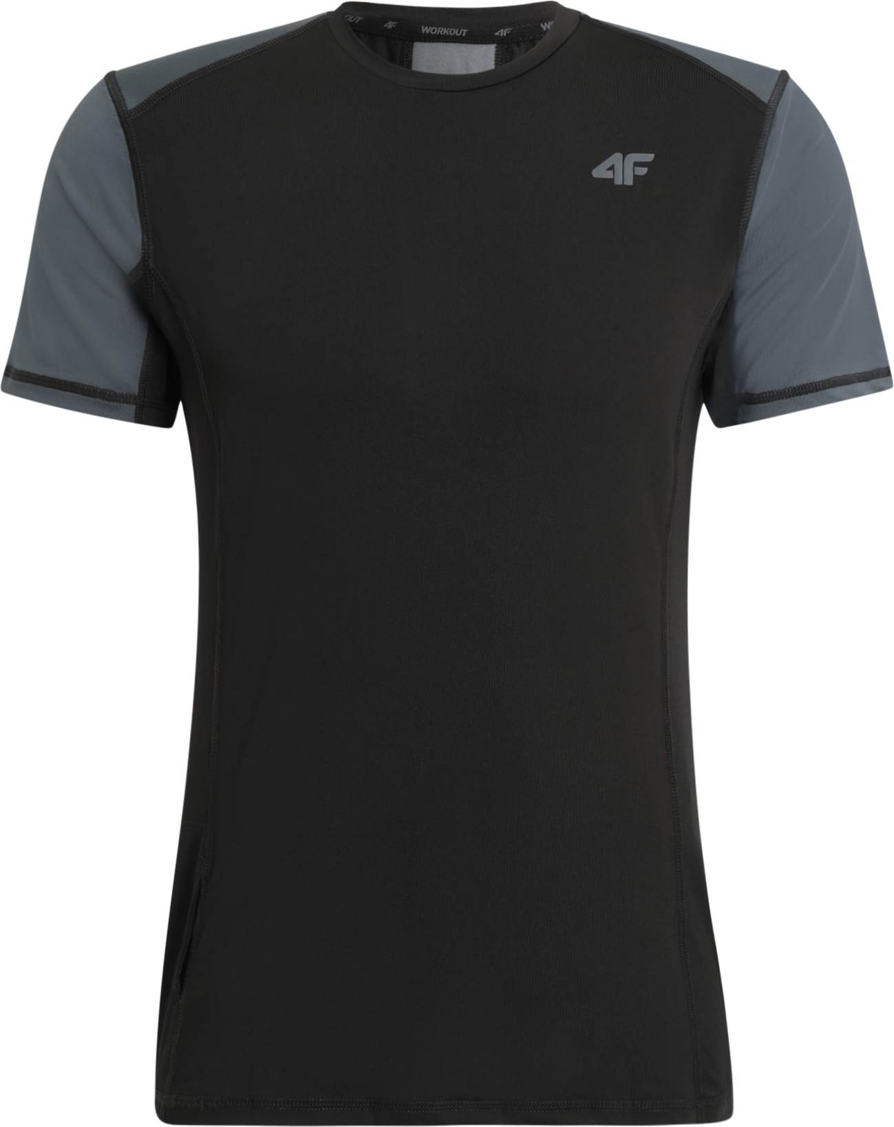 4F Funkční tričko antracitová / tmavě šedá