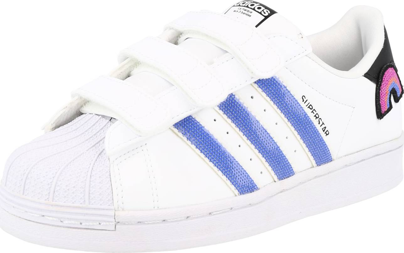 ADIDAS ORIGINALS Tenisky 'Superstar' modrá / pink / černá / bílá