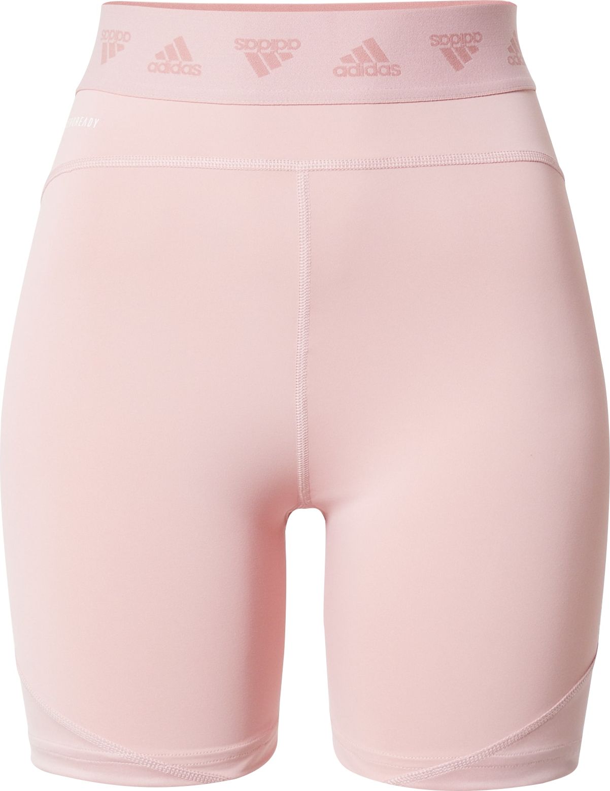 ADIDAS PERFORMANCE Sportovní kalhoty pastelově růžová / bílá