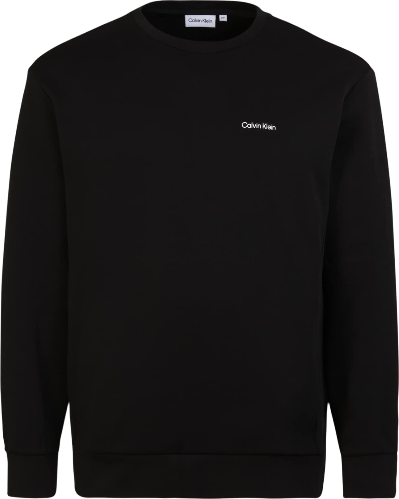 Calvin Klein Big & Tall Mikina černá / bílá