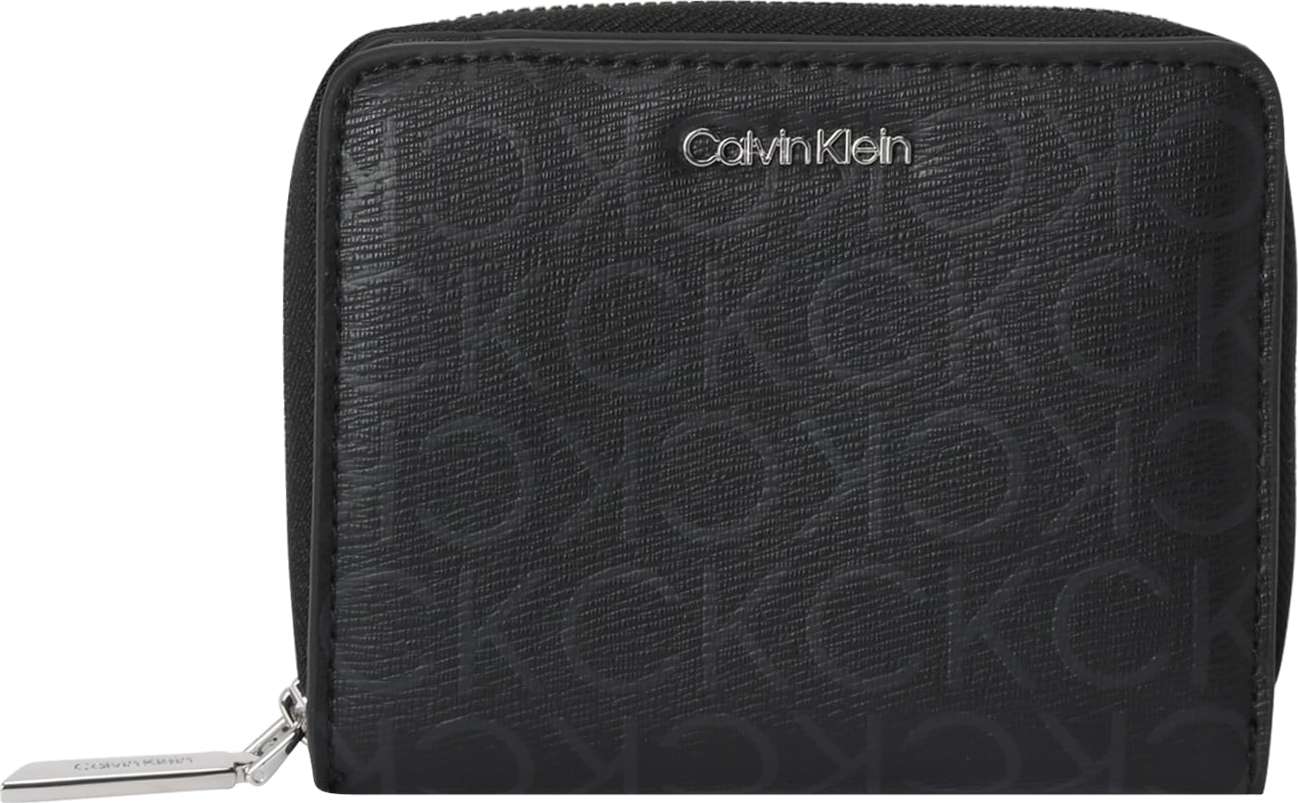 Calvin Klein Peněženka antracitová / černá