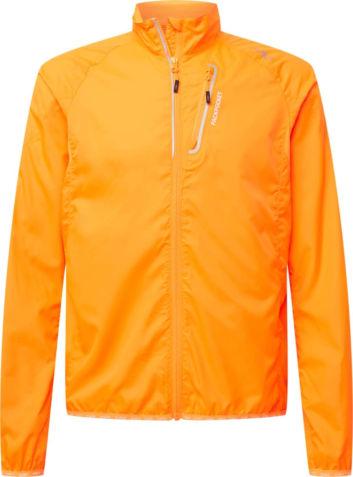 CMP Outdoorová bunda 'Extralight' stříbrně šedá / oranžová
