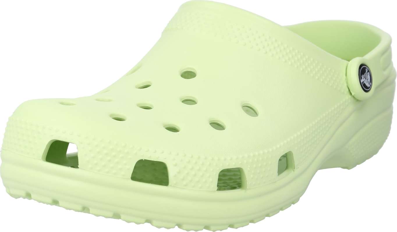 Crocs Pantofle 'Classic' světle zelená