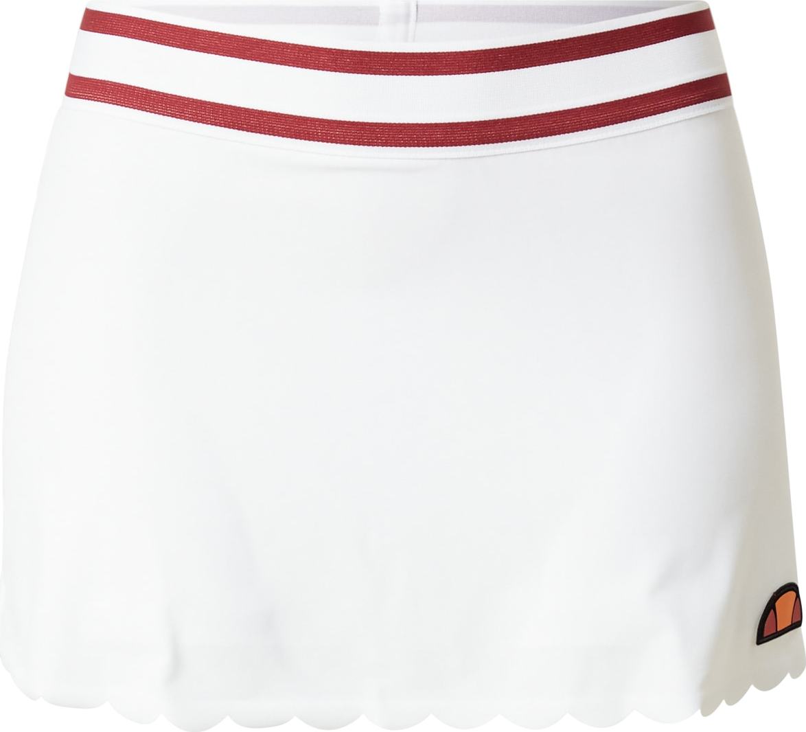 ELLESSE Sportovní sukně 'Rachelle' oranžová / červená / černá / bílá