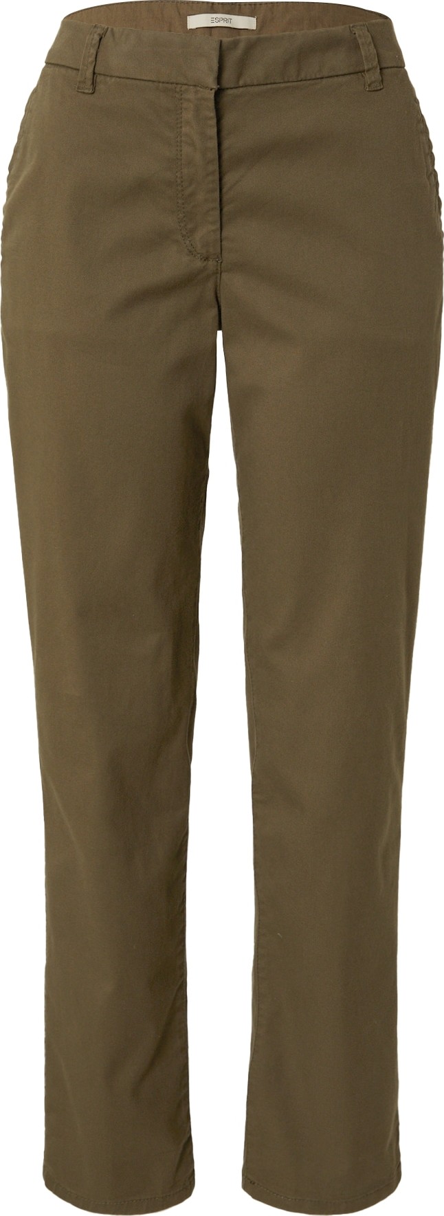 ESPRIT Chino kalhoty khaki