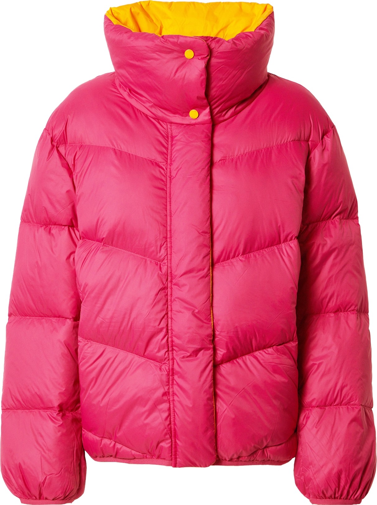 ESPRIT Zimní bunda jasně oranžová / tmavě růžová