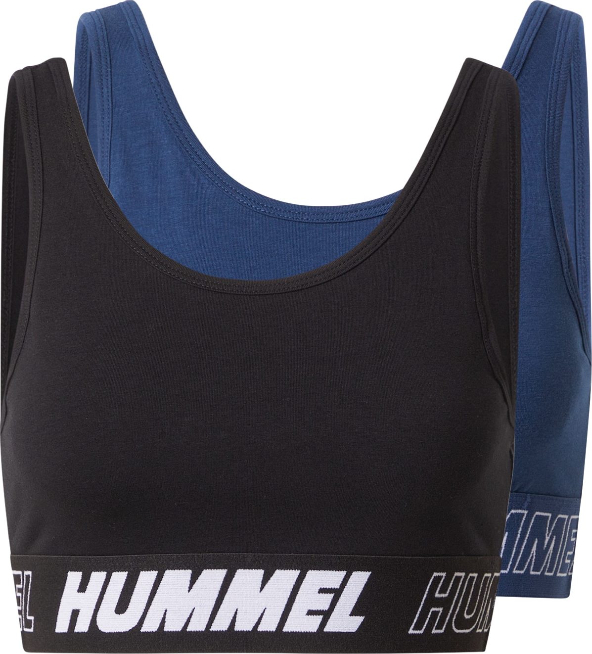 Hummel Sportovní podprsenka 'MAJA' námořnická modř / černá / bílá