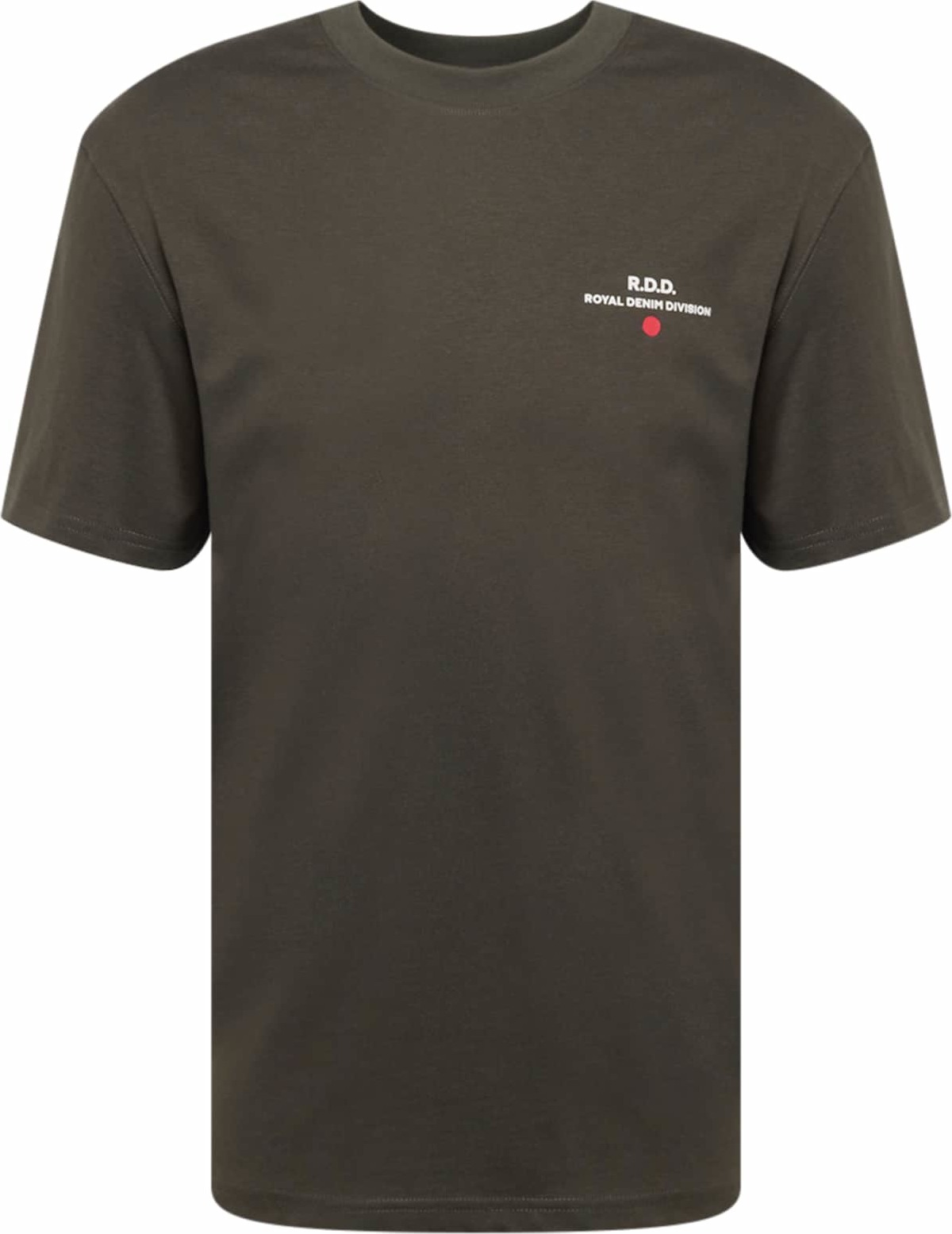 JACK & JONES Tričko 'Eddy' khaki / červená / bílá