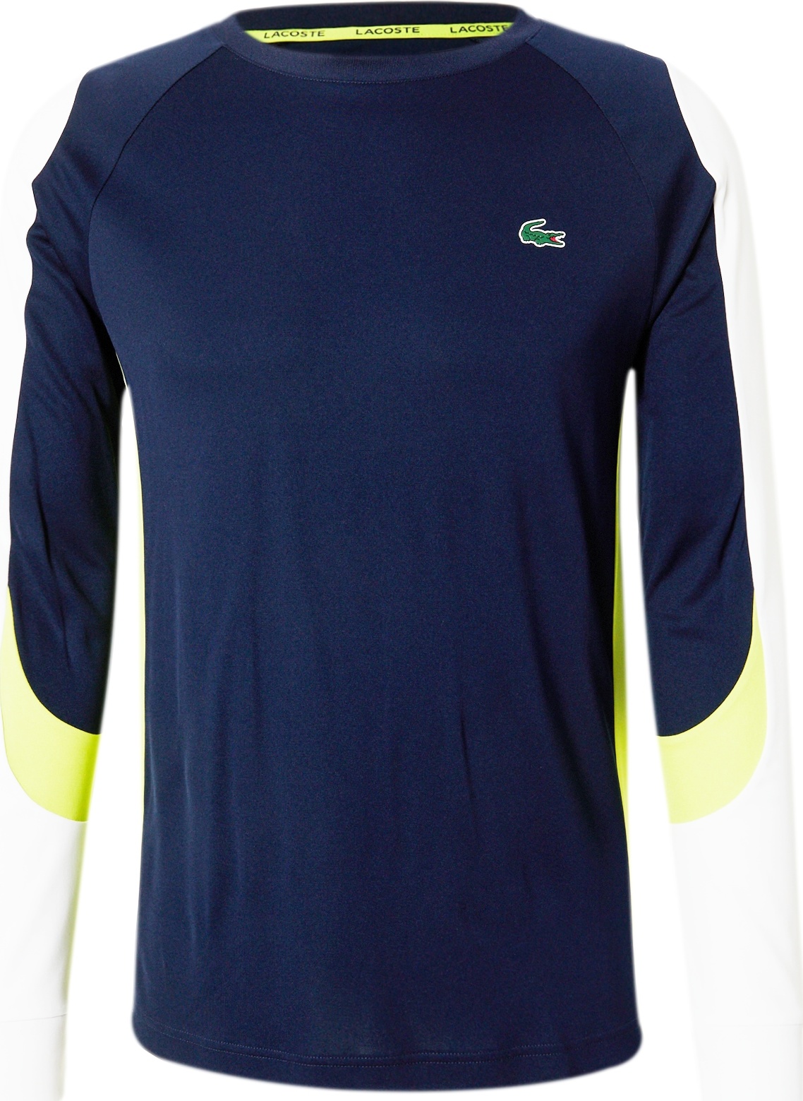 Lacoste Sport Funkční tričko námořnická modř / žlutá / bílá